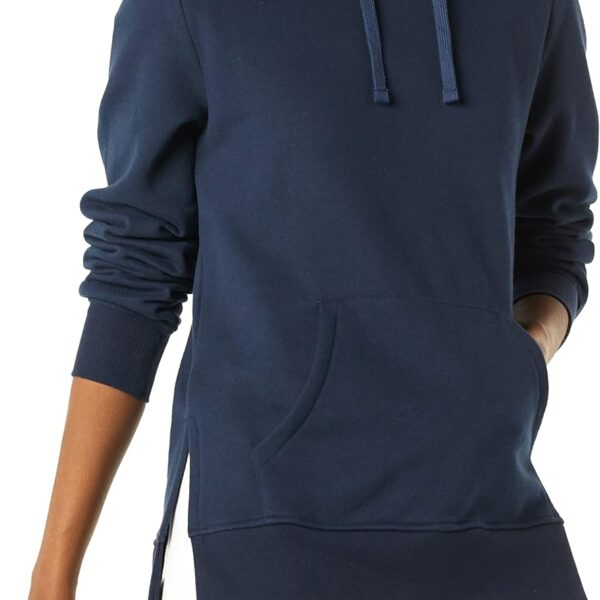 Women's Fleece Hoodie Long-Length Sweatshirt
