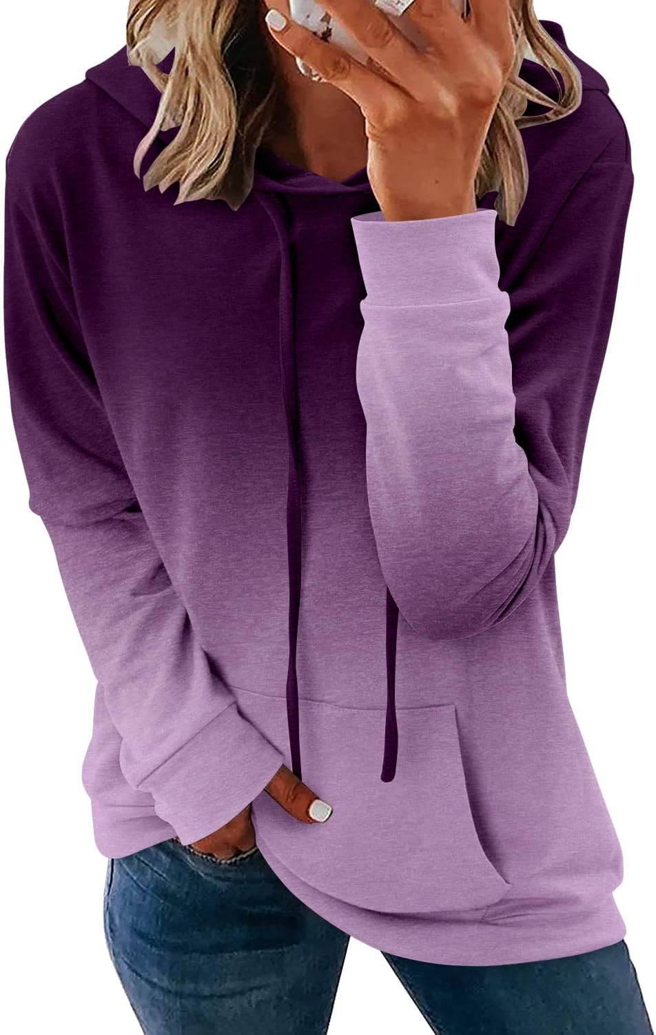 Women's Pullover Hoodie – Trendy Autumn Top