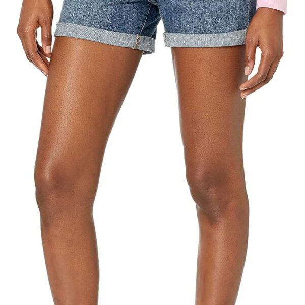 Women's Mid-Rise Slim Fit 4" Denim Shorts